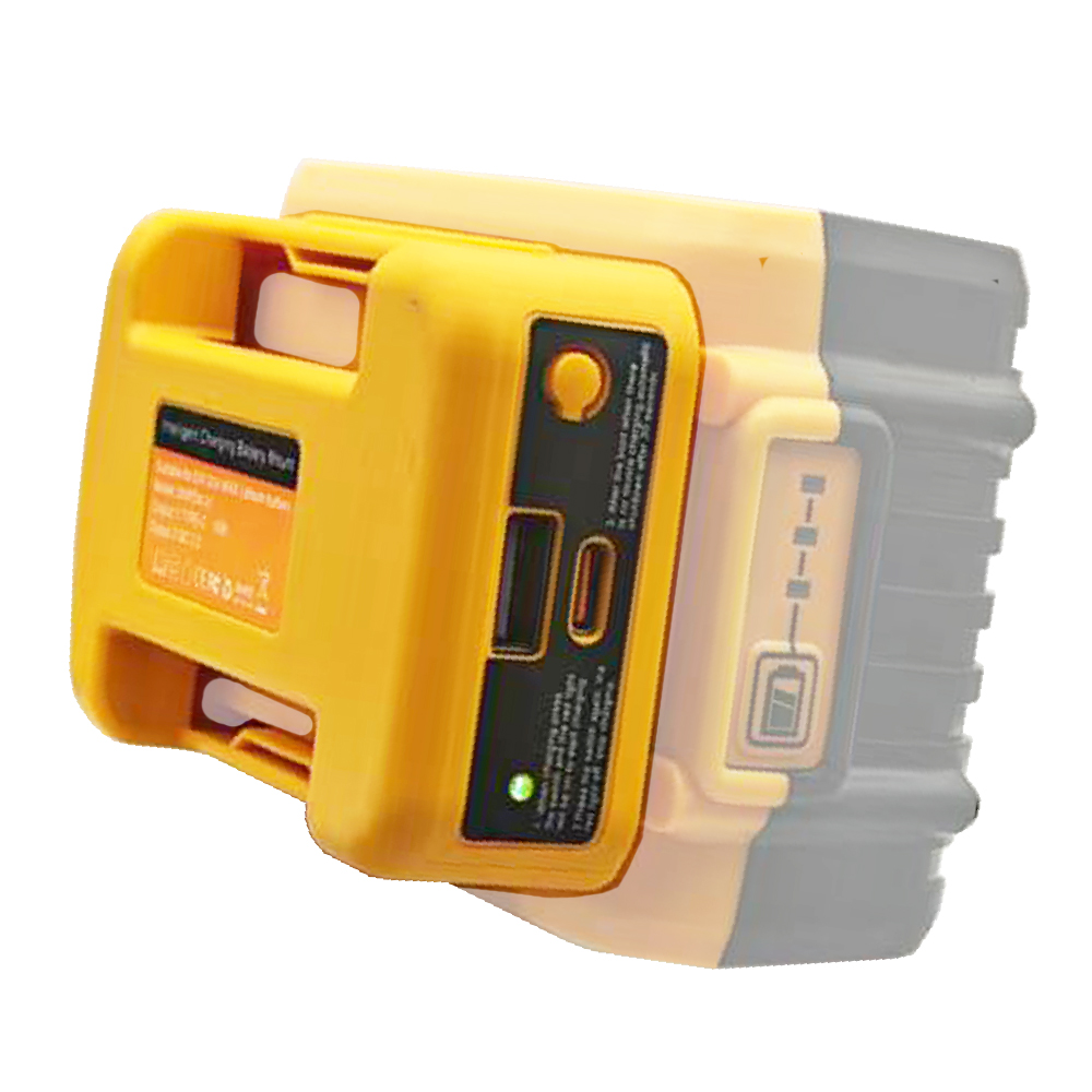 Power Banks - USB Type C電源アダプターバンク DeWalt 18V用 XL