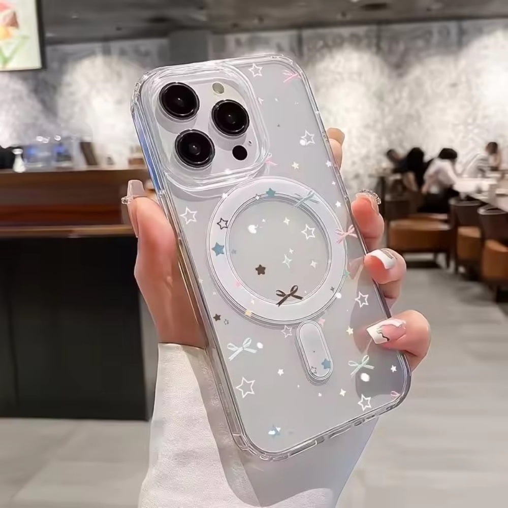 スターボウプリントクリア電話ケース iPhone 18 17 - Clear Shockproof Bumper Case のレビューと価格