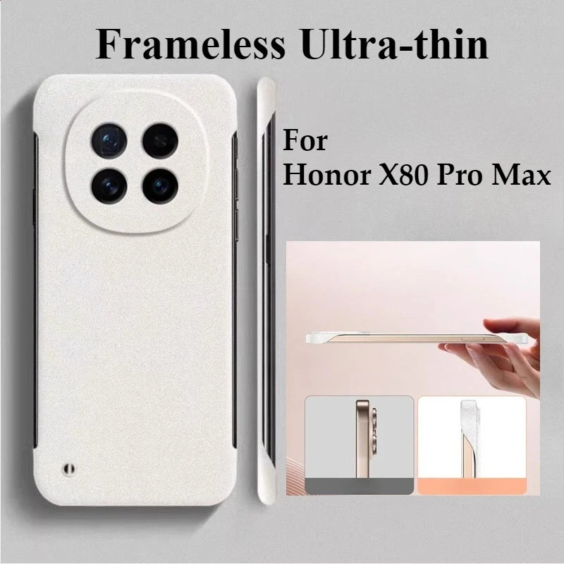 超薄型フレームレスケース名誉 X80 プロマックスハード P - Ultra Thin Frameless Phone Cover のレビューと価格