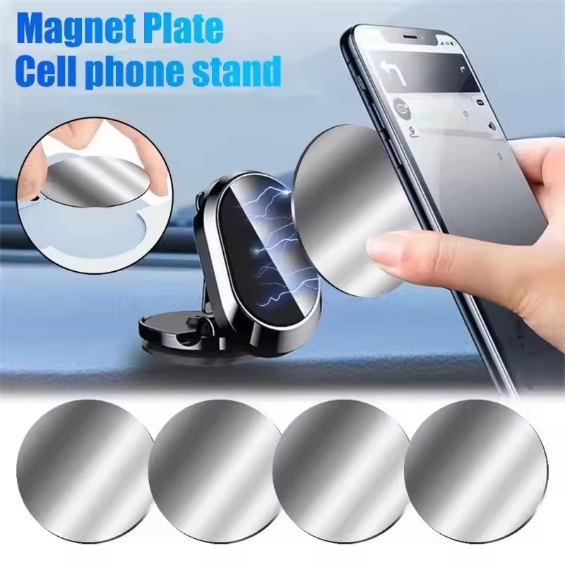1/50個入り 磁気金属プレート 磁気式車載携帯電話ホルダー - Phone Stands のレビューと価格
