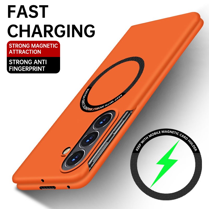 超薄型フレームレスマグネット式スマホケース サムスン Z F - Ultra Thin Frameless Phone Cover のレビューと価格