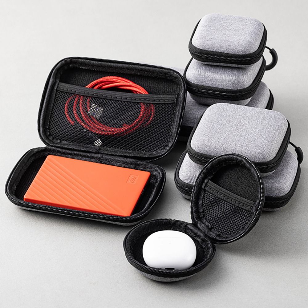 1個入りイヤホン/携帯電話/充電ケーブル用EVA収納バッグ、 - Earphones のレビューと価格
