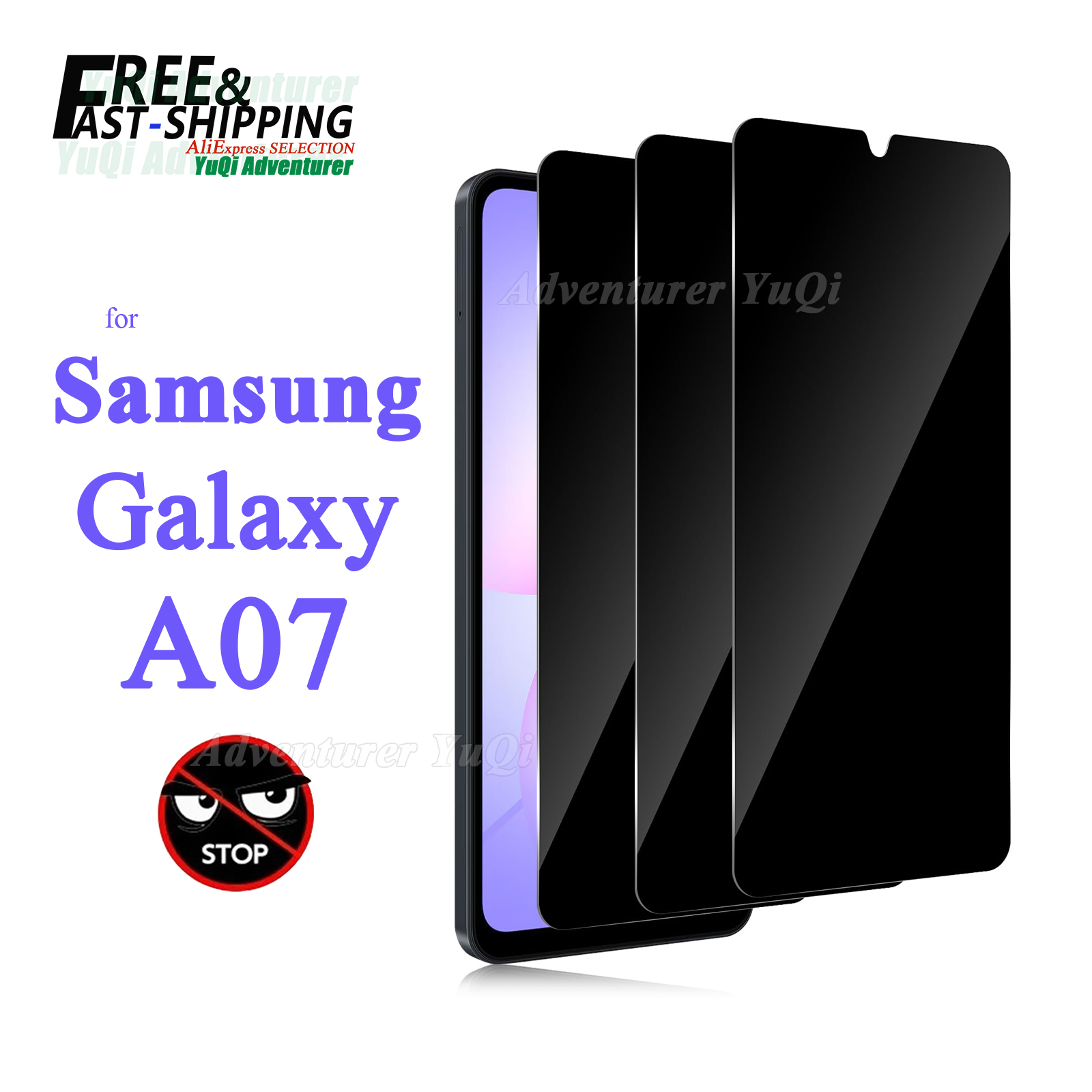 Samsung Galaxy A07 4G/5G用覗き見防止 - Anti Spy Privacy Glass Case のレビューと価格