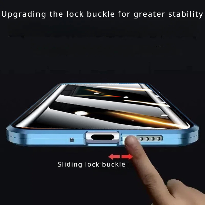 覗き見防止機能付き、プライバシー保護強化ガラス、金属製磁石内 - Anti Spy Privacy Glass Case のレビューと価格